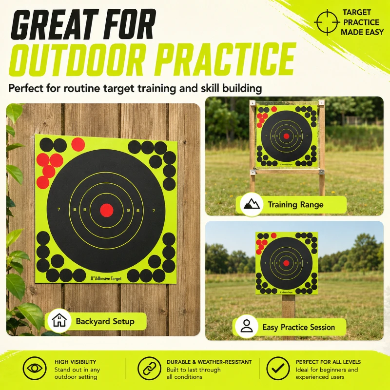 Practice Target Board - Hojas de Papel de Repuesto para