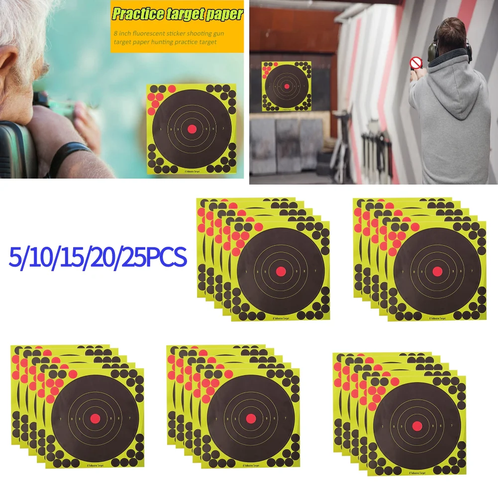 Practice Target Board - 5/10/15/20/25 Uds. Adhesivo para salpicaduras de