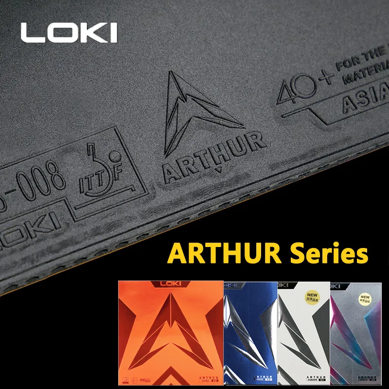 Table Tennis Club - LOKI ARTHUR-Goma adhesiva para tenis de