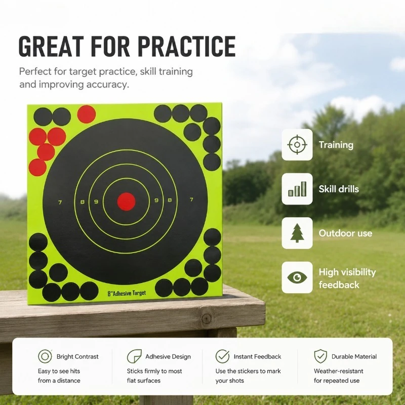 Hojas de Papel Autoadhesivas p - Practice Target Board reseña y precio